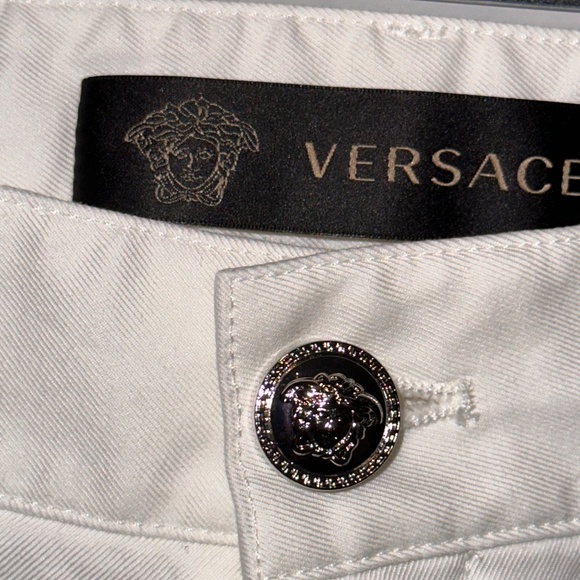 Versace Men's Flat-front cotton Pants size 54(38) - Picture 6 of 14